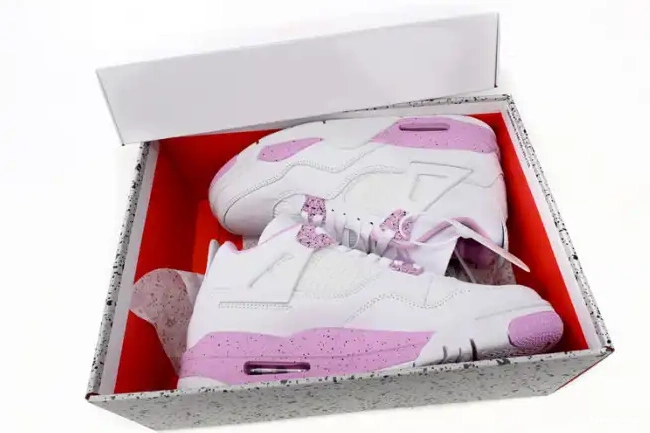 HYPE CT8527-116 4 Jordan White Retro Pink 0514